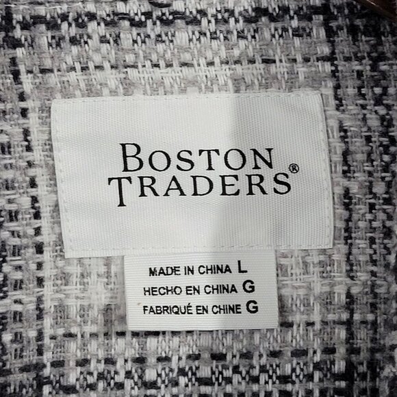 NWOT Boston Traders Trucker Women's L Plaid Flannel Shirt Jacket - Picture 4 of 6